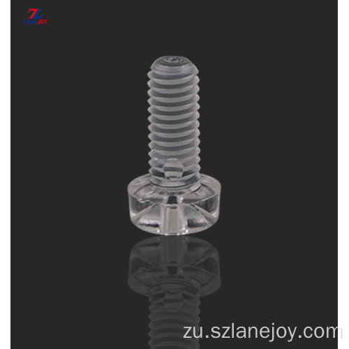 I-Acrylic Screw plastic transparent screw